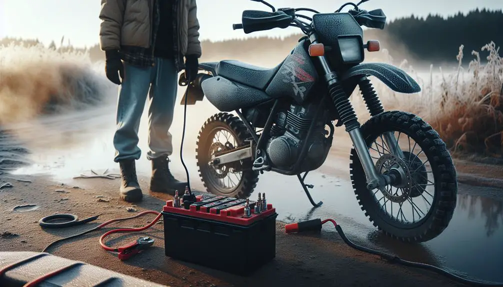 trouble starting vehicle in cold weather