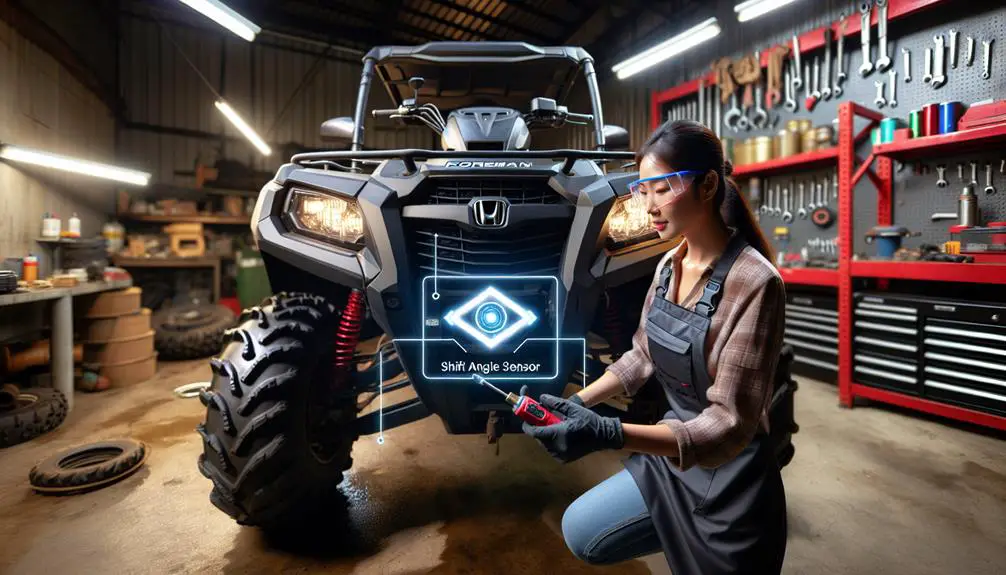 honda foreman 500 sensor testing