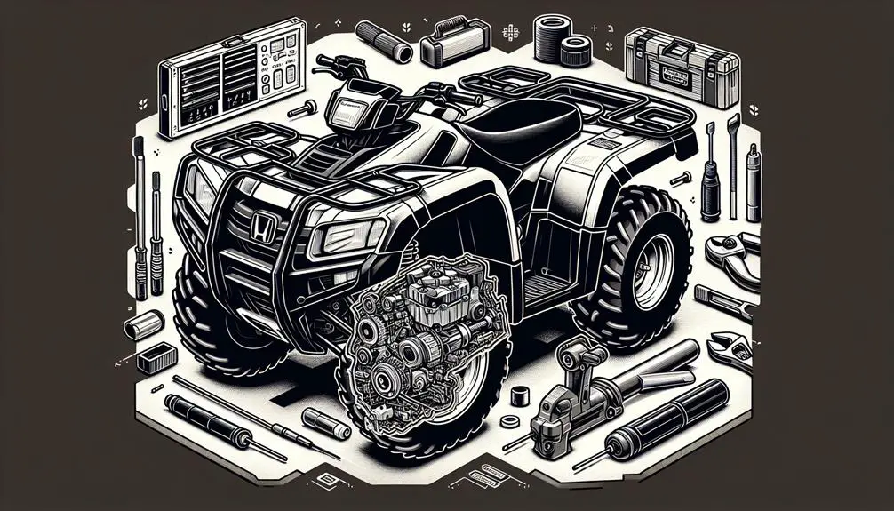 locating honda foreman sensor